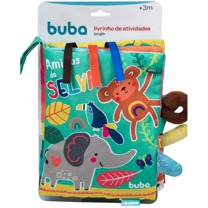 Livrinhos de atividades sensoriais e texturas Buba