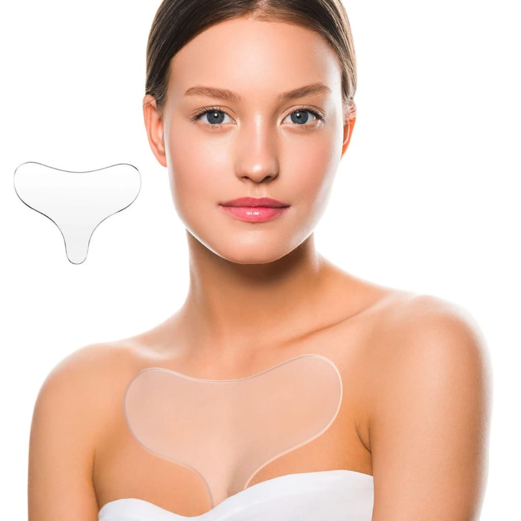 Adesivo Para Colo do peito Reutilizável melhor Pad Autocolante que Hidrata Suaviza e Reduz Rugas da Pele Envelhecimento