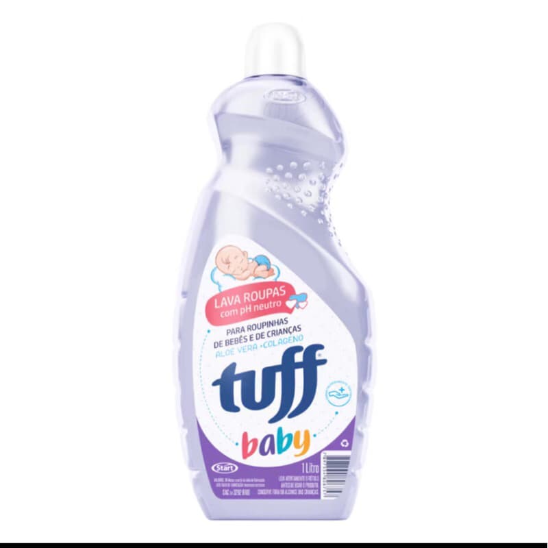Lava Roupa Líquida Neutro Tuff Baby Limpeza 1L