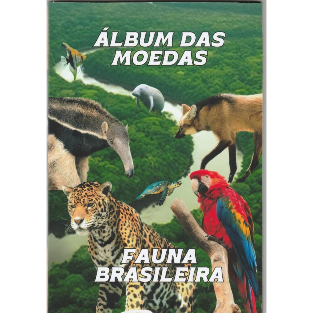 ALBUM PARA AS MOEDAS DA FAUNA BRASILEIRA