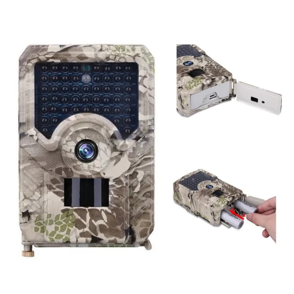 Camera De Caca Visao Noturna Observacao De Animais PR-200 Trilha Camping Ceva Foto e Video