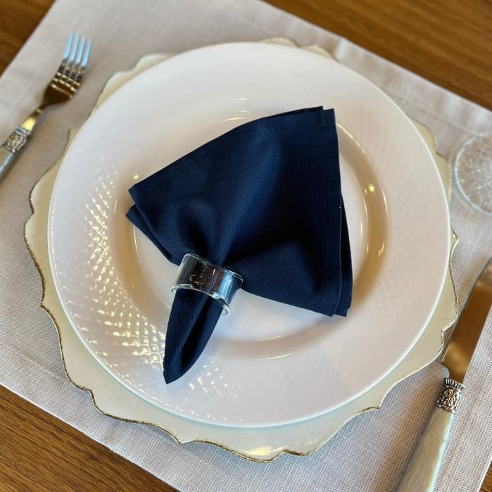 Kit 10 Guardanapos em Algodão Premium 35 x 35 com bainha Mesaposta