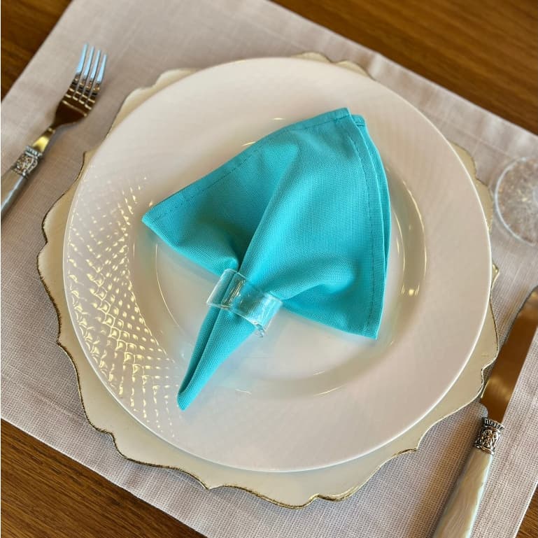 Kit 24 Guardanapos em Algodão Premium 35 x 35 com bainha Mesaposta