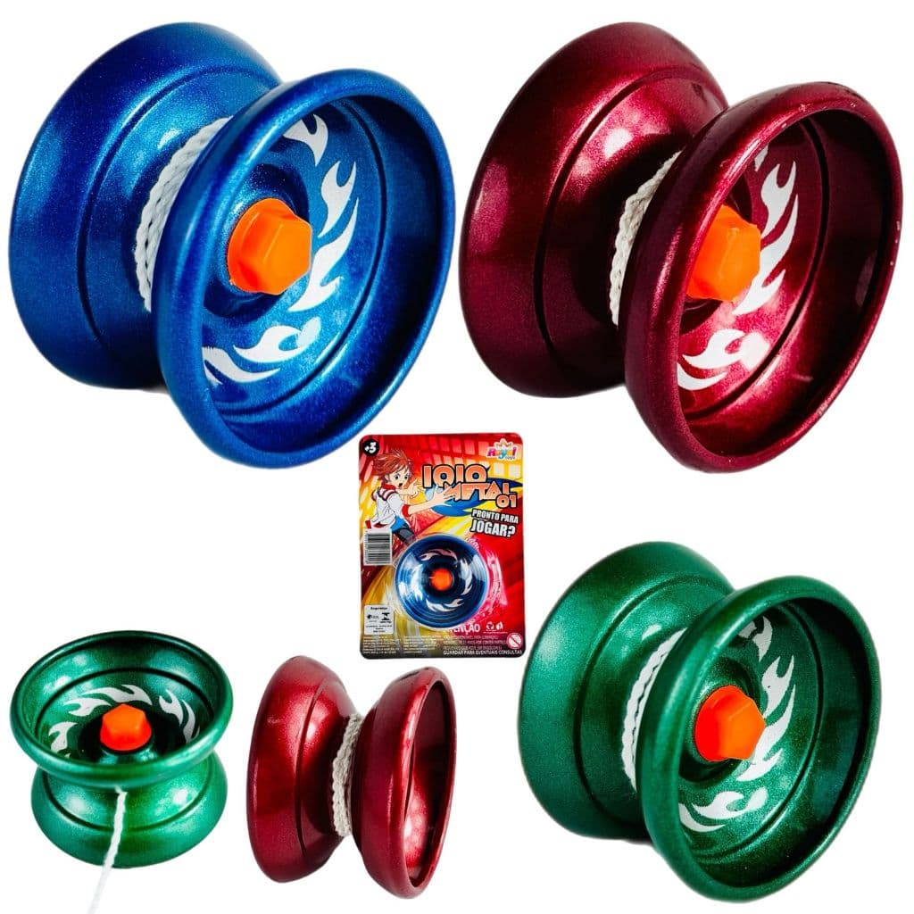 Ioiô De Metal Responsivo Com Rolamento Para Manobras Infantil (ioio, io-io, yo-yo, yoyo)