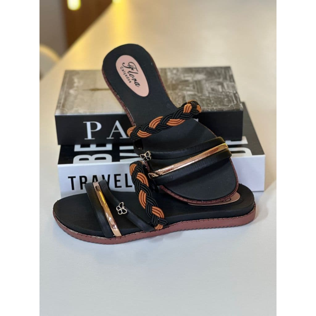Sadália Chinelo Rasteirinha borboleta Promoção