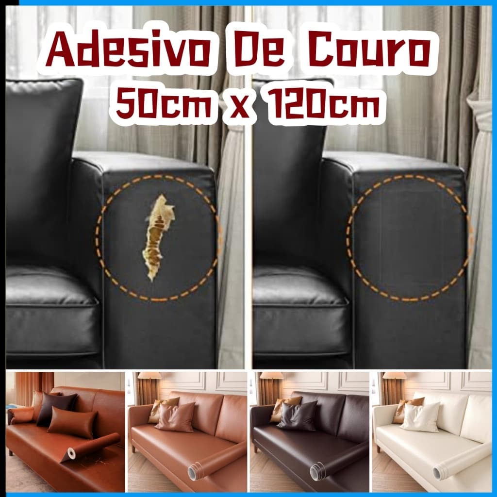 50cmx120cm Sofás De Couro Patch Reparo De Adesivos Autocolantes Tecido PU