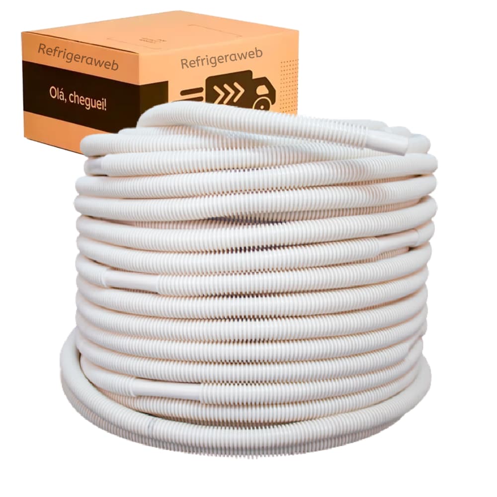 Mangueira Dreno 1/2 MM Ar Condicionado Conector Liso 1.20mt 2,40MT -3MT -4,80MT -8MT