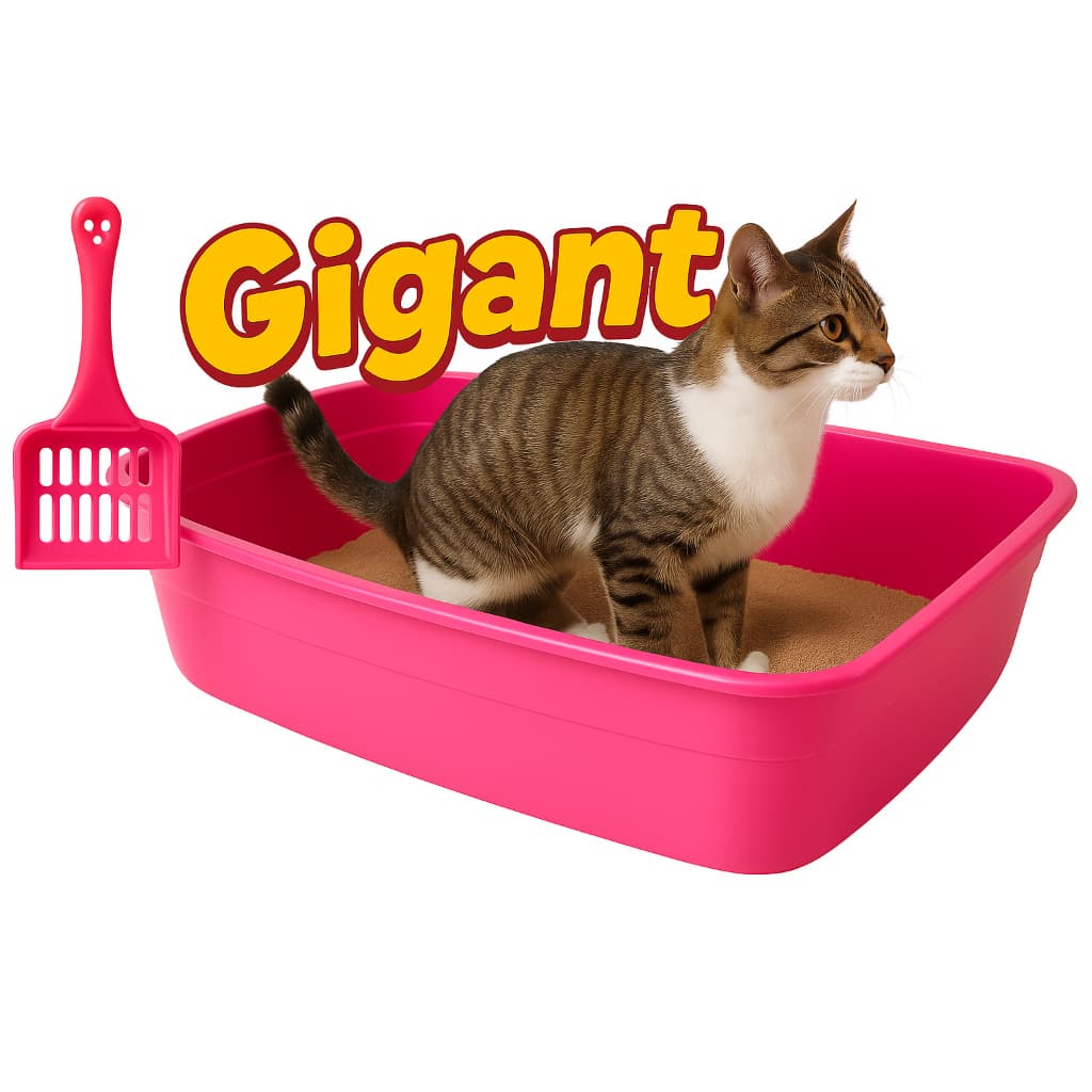 Caixa Para Areia De Gato Gigante Bandeja Areia Gato Casinha Sanitário Gatos