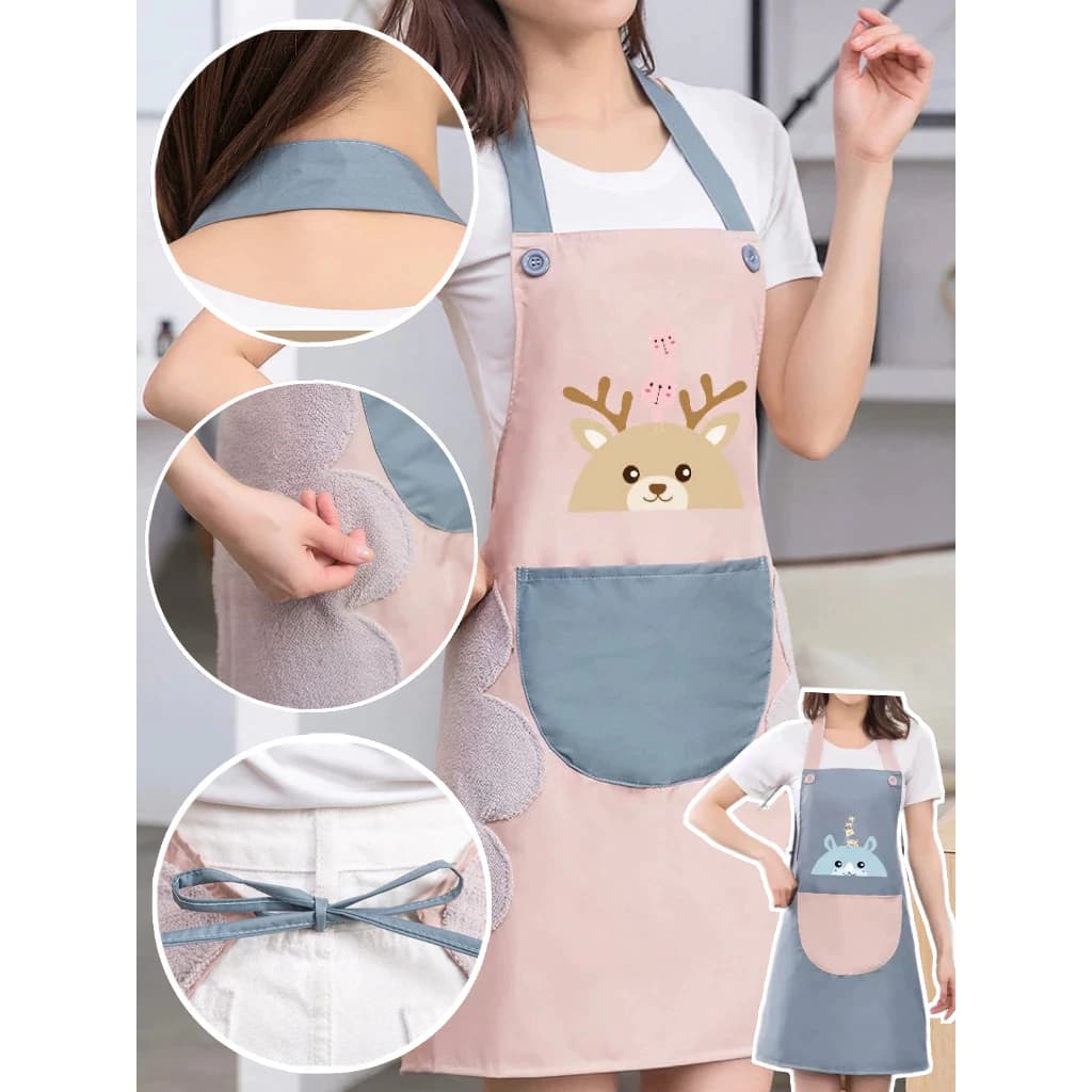 Avental Impermeavel De Cozinha A Prova De Água De Limpeza