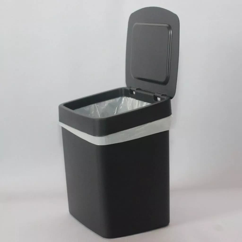 Lixo de Pia Com Tampa Basculante 2,5 Litros Esconde Sacola Lixeira de Pia Cozinha