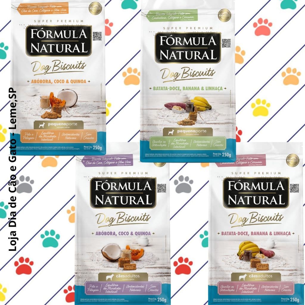 Biscuits Formula Natural Fresh Meat 250g - Petisco para cães - biscoito natural - Pet cachorro