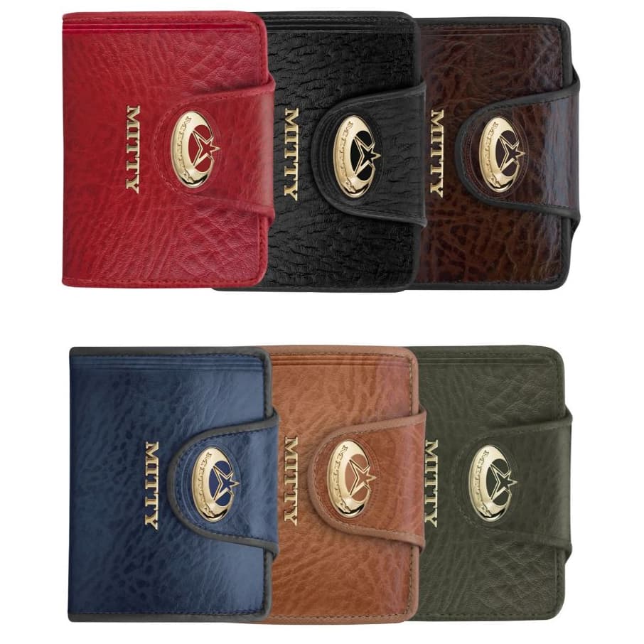 Carteira Média Feminina Mitty Couro 100% Legitimo FMFPL