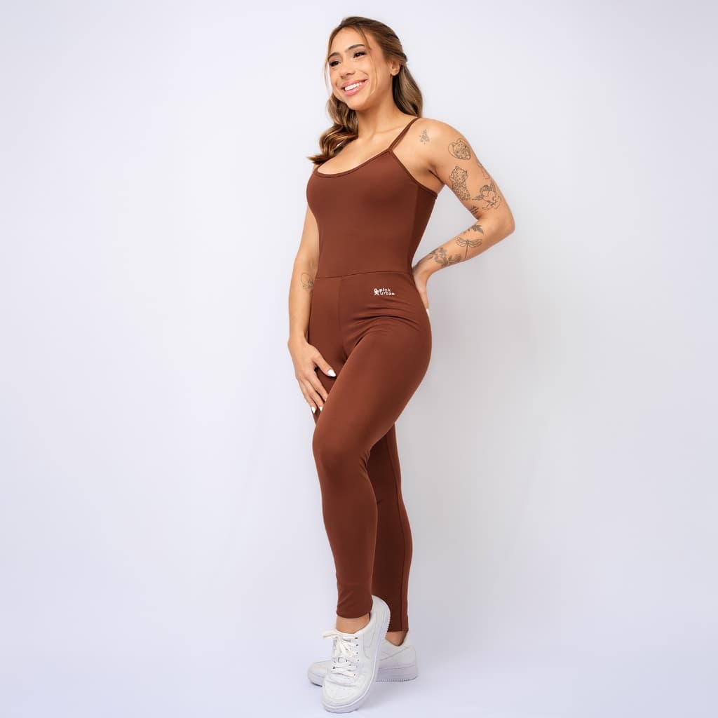 Macacão Fitness Blackout Alcinha Slim Zero Transparência Longo Crossfit Inverno