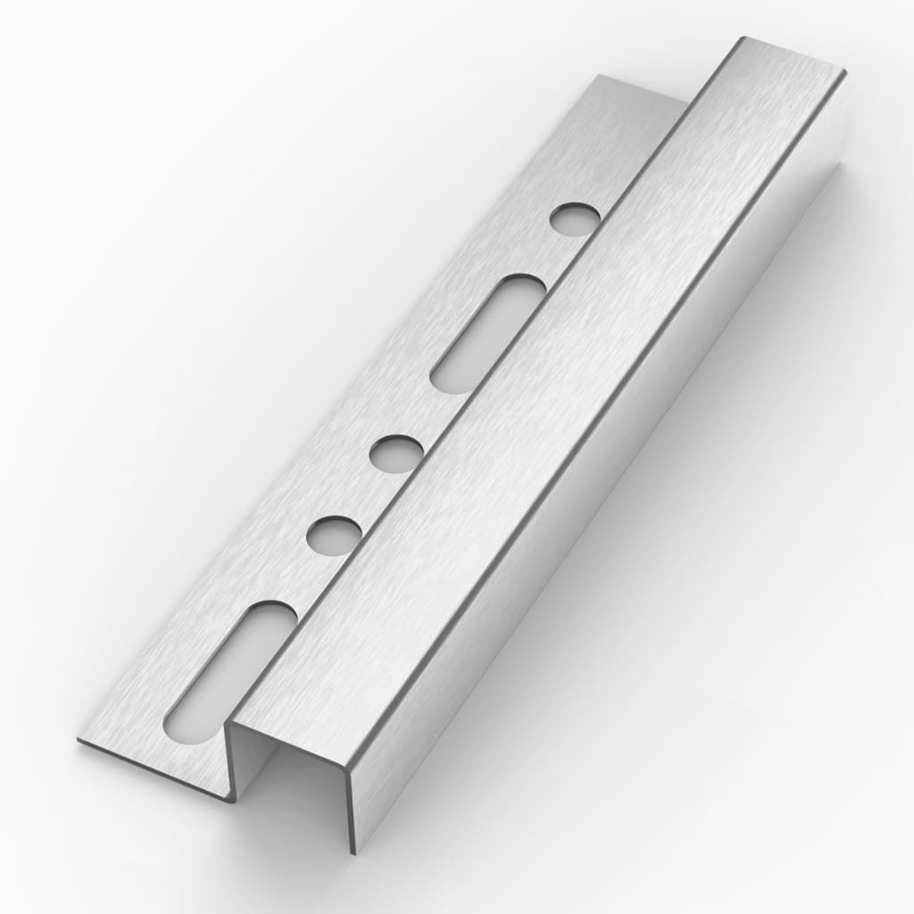 Filete Perfil Metálico Soleira Piso Inox 304 Escovado 90cm Forte