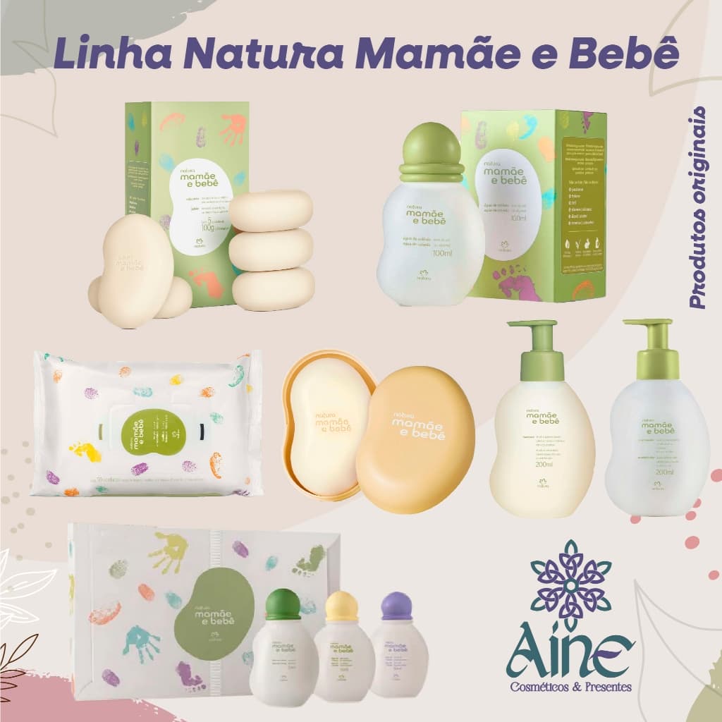 Mamãe E Bebê Natura Produtos Originais Lacrados