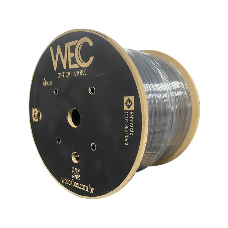 Cabo Fibra Óptico Mini Drop 1fo / 1km Ftth Sustentável - Wec