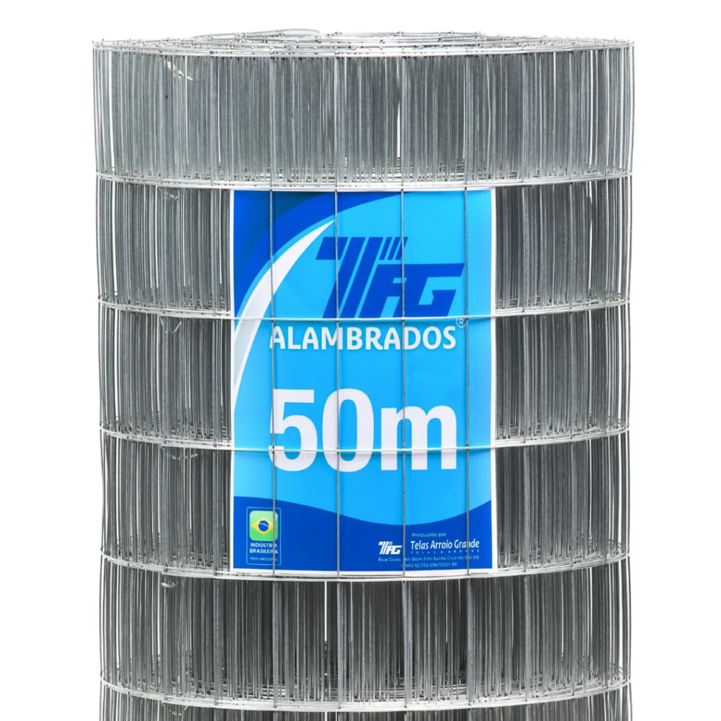 TELA SOLDADA TAG MALHA 5x10cm FIO 1,60mm RL 50X1,50m