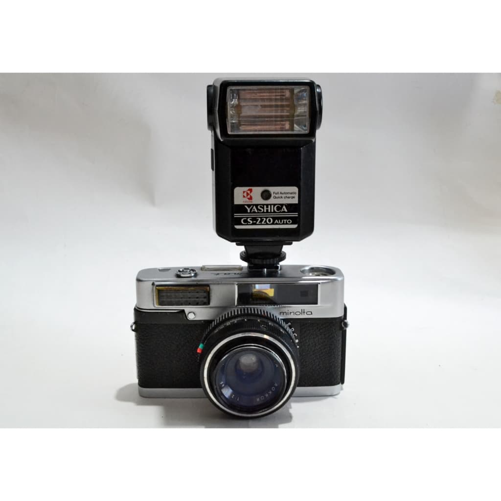 Câmera Fotográfica Analógica Minolta Uniomat 1961 Decorar Retrô Vintage