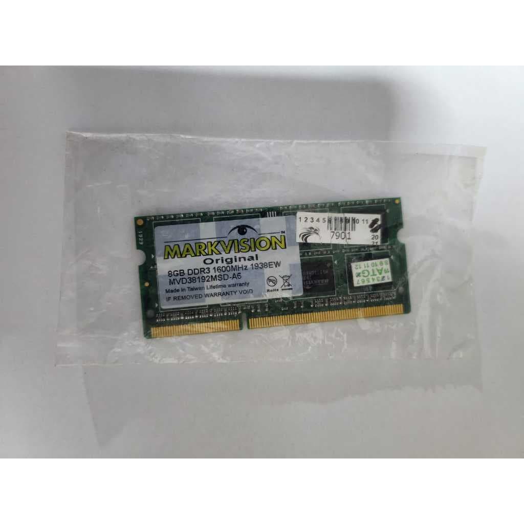Memória Notebook 8gb Ram Mvd38192msd-a6 1600 Ddr3