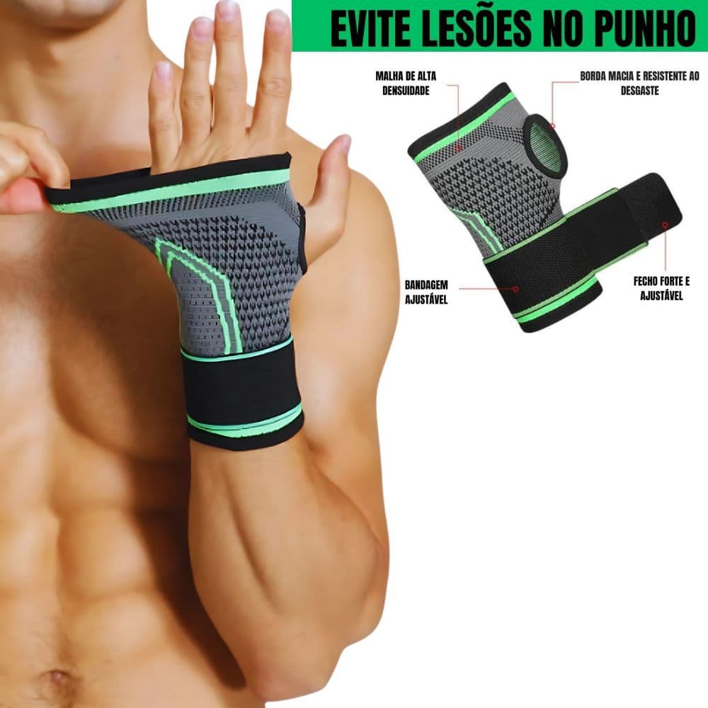 Munhequeira De Alta Compressão Ortopédica Para Pulso Ajustável Contra Tendinite Protetor De Punho