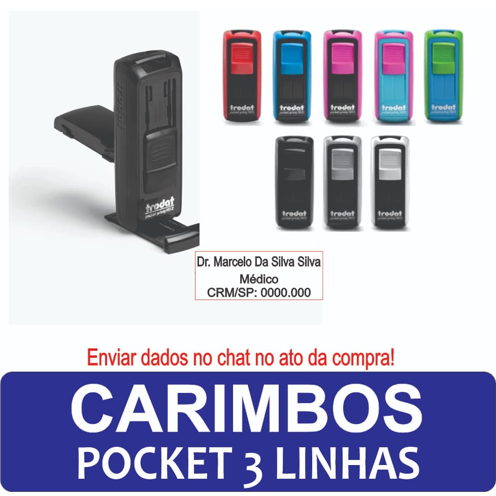 CARIMBOS POCKET STAMP 9511