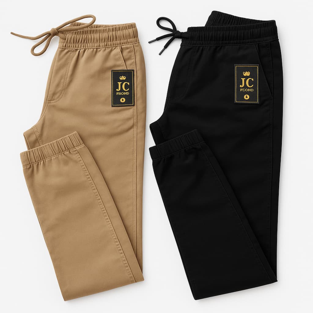 Calças Jogger Masculina com punho Linha Premium qualidade moda homem Estiloso