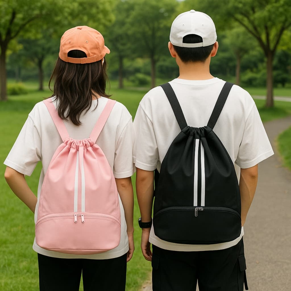 Mochila Bolsa Saco Sacola Costas Impermeável Academia Trabalho Passeio Escola Porta Tênis Colorida Esportiva