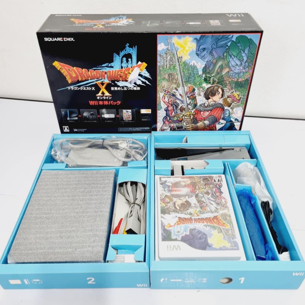 278- Console Wii edição especial Dragon Quest X JPN