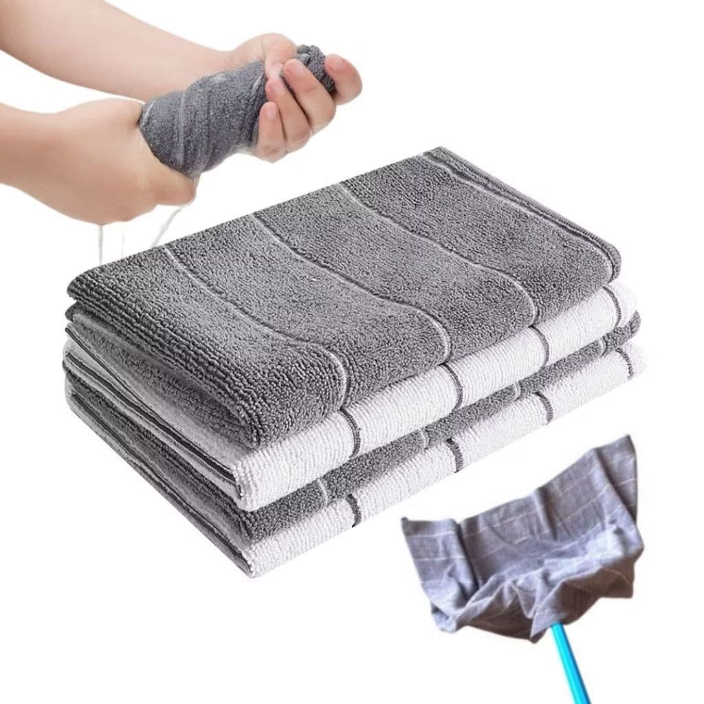 KIT 4 Mega Panos de Chão Grandes em Microfibra 80x50 Panão limpeza Piso
