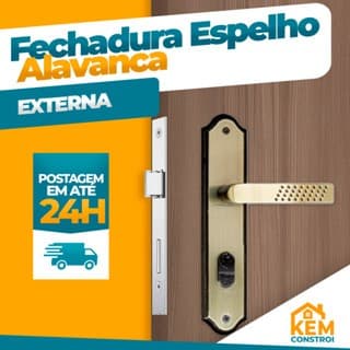 Fechadura Silvana Italy Class Oxidada Externa Banheiro Interna
