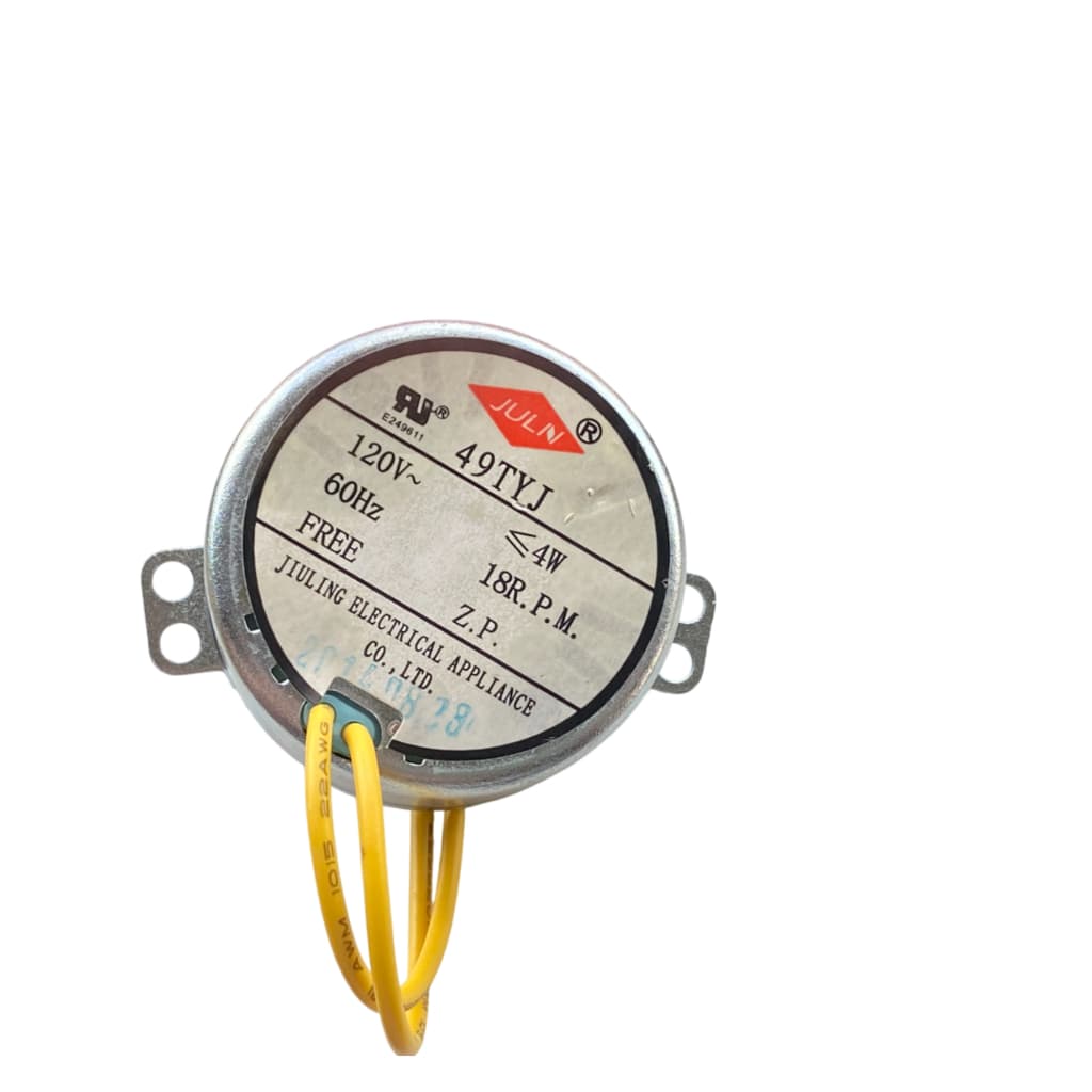 motor para microondas 49tyj 18 rpm 120v síncrono eixo ferro