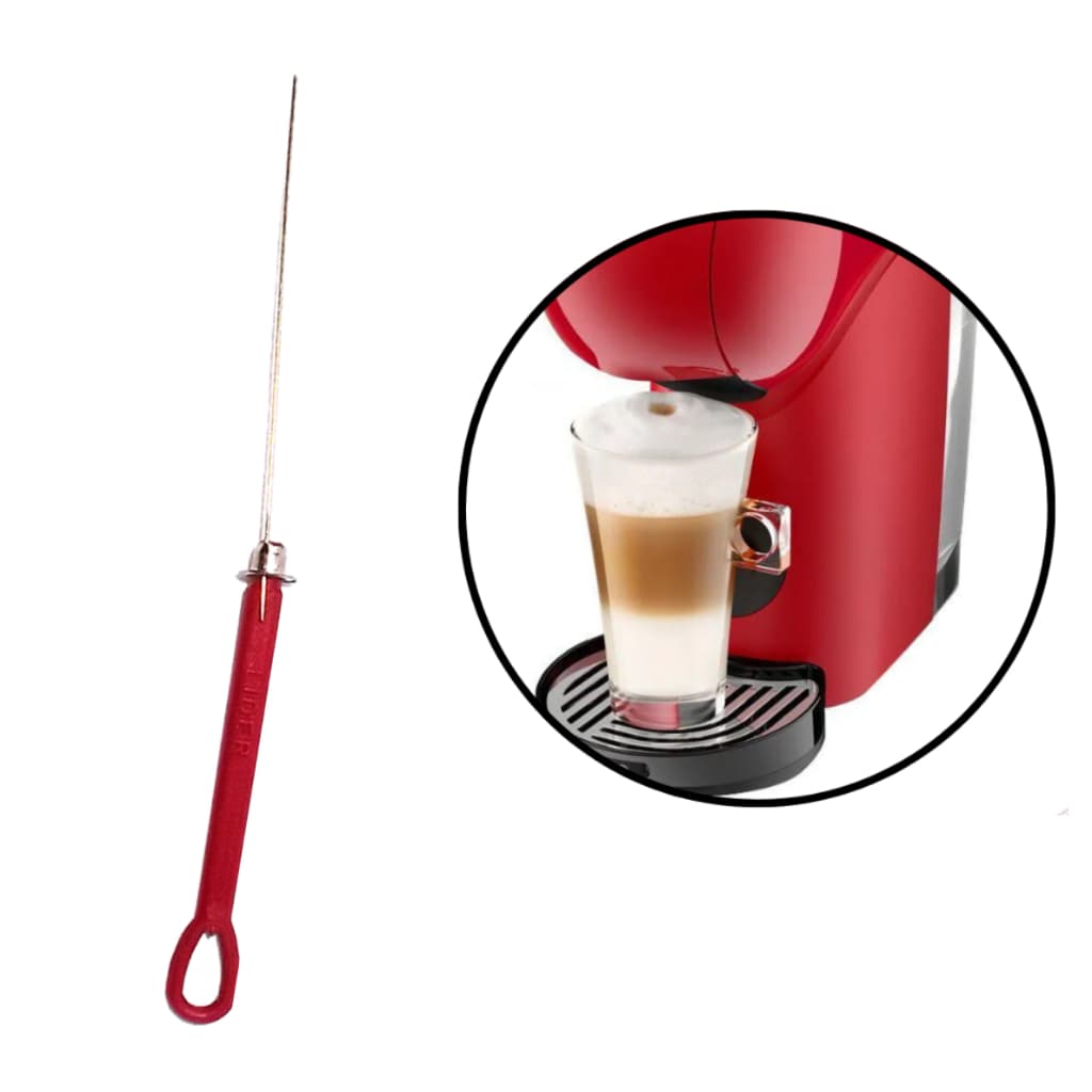 Agulha de limpeza multifuncional para Desobstrução de pequenos canais em cafeteiras expresso Ferrage