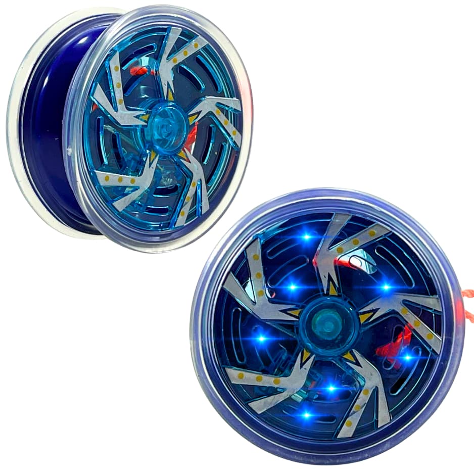 Yoyo Ioio Profissional Com Rolamento E Luz led estrutura de metal e silicone