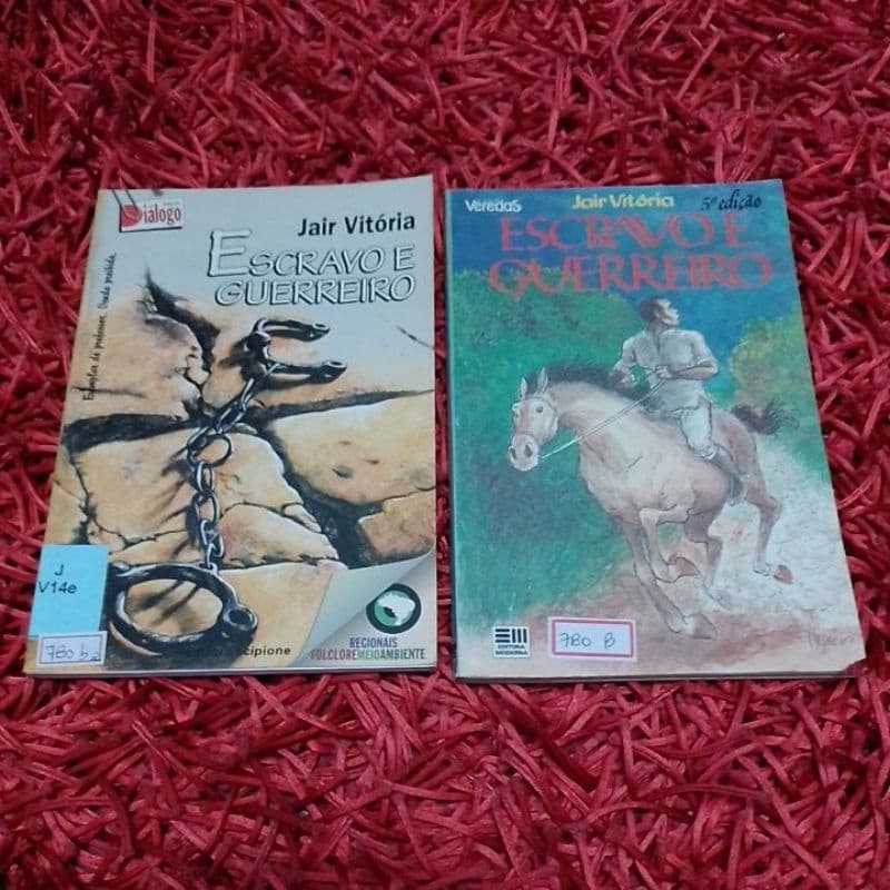 Escravo e guerreiro Jair Vitória Coleção Veredas (780b)