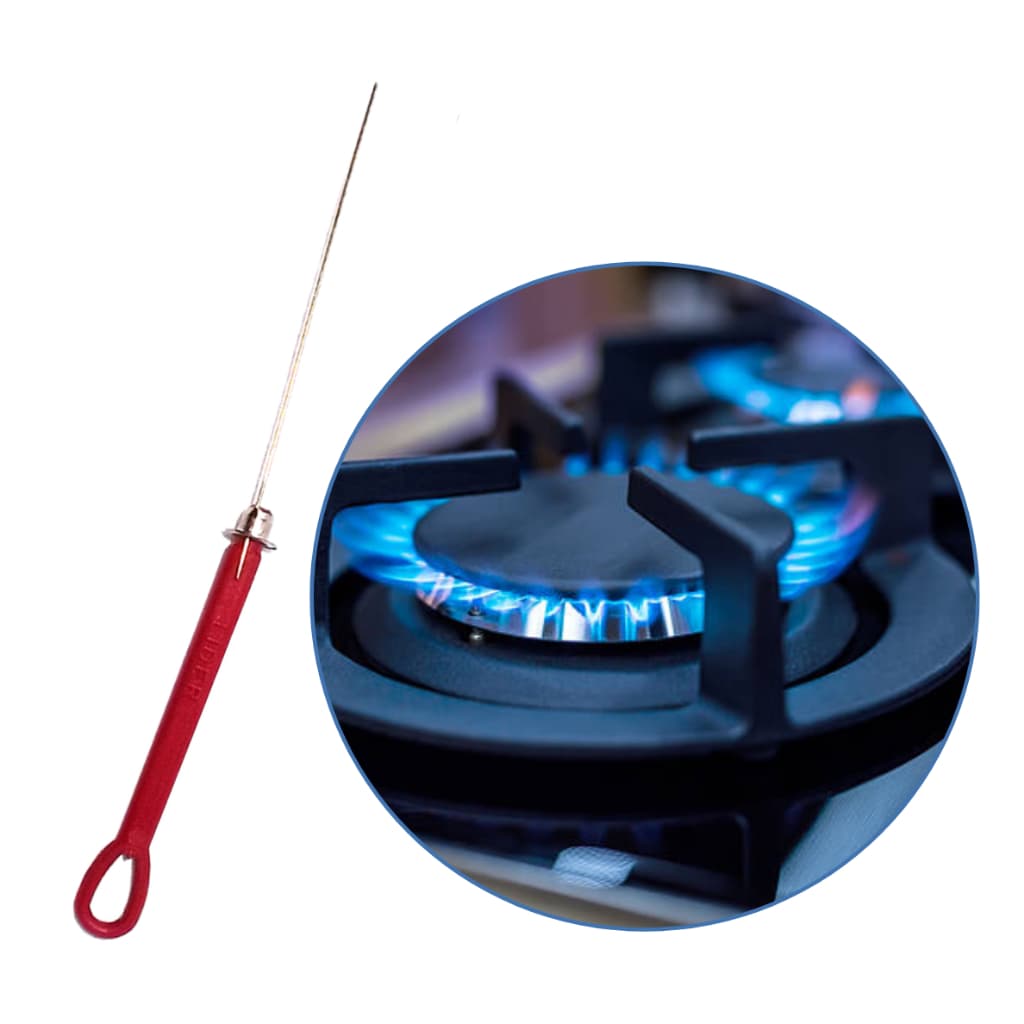 Kit 20 Agulha de limpeza multifuncional para Boca de Fogão Forno Economia Rapidez no preparo de alimento