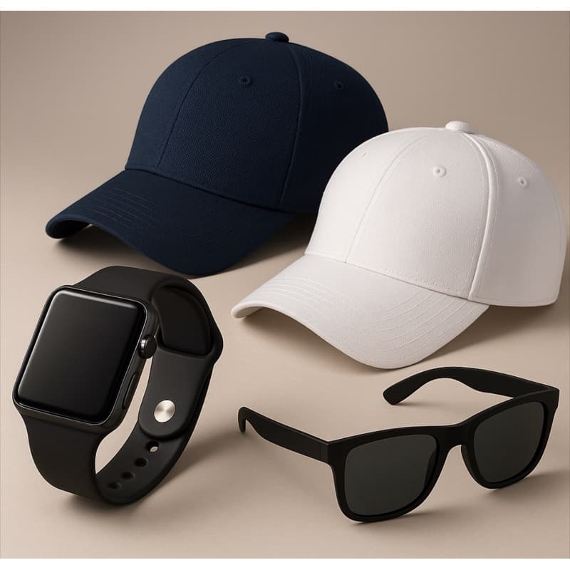 Kit Masculino Boné Liso + Relogio Digital Prova d’água + Óculos just Premium