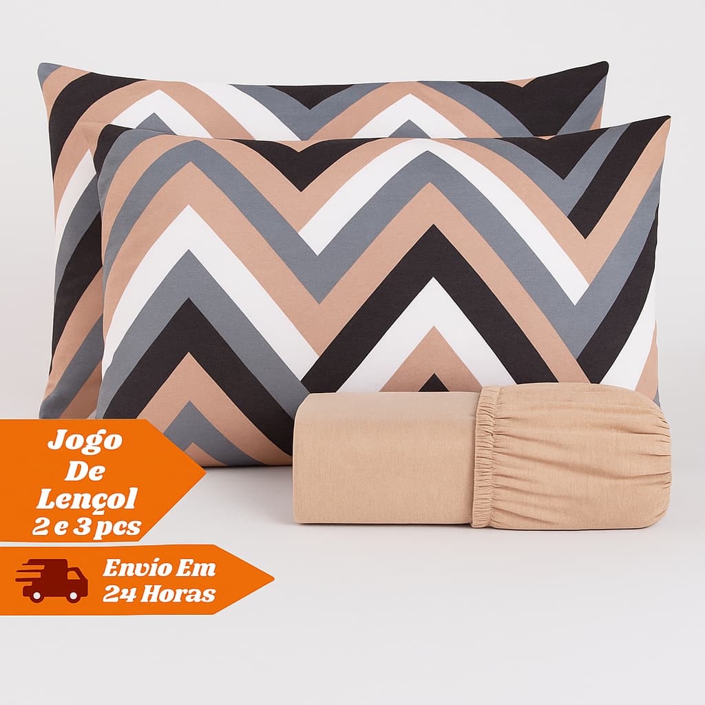 Jogo Lençol 3 Peças Casal - Queen - King 300 Fios Acetinado