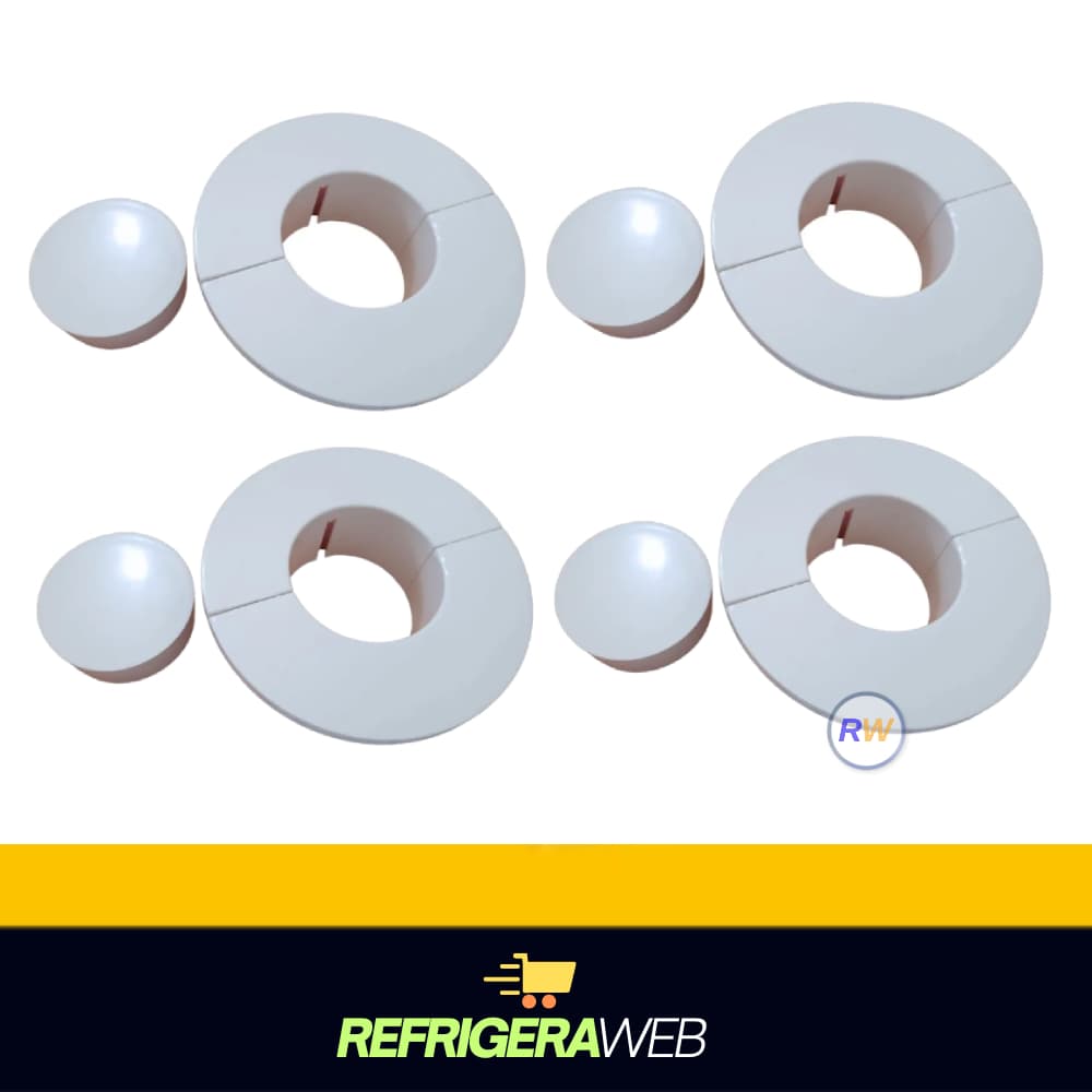 Acabamento Parede Com Tampa paraTubulação Ar Condicionador Split