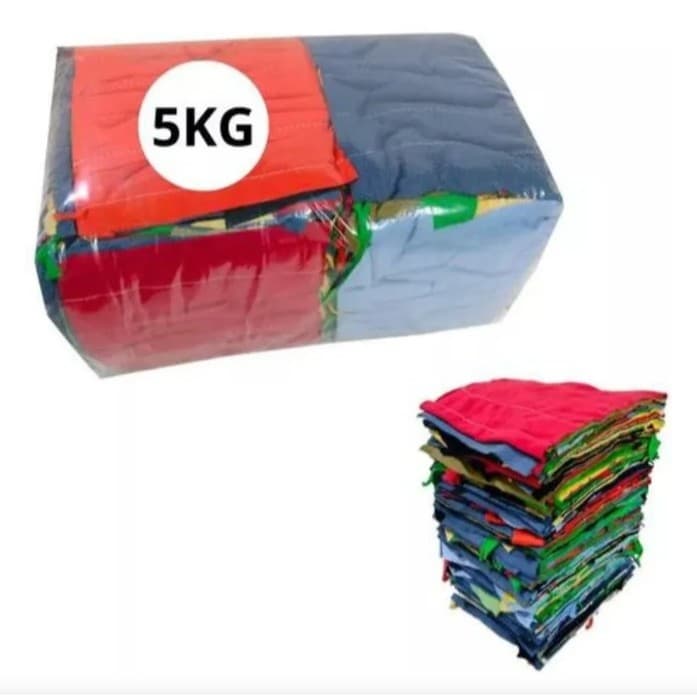 Trapo de Malha Estopa Costurado Pano de Limpeza 5kg