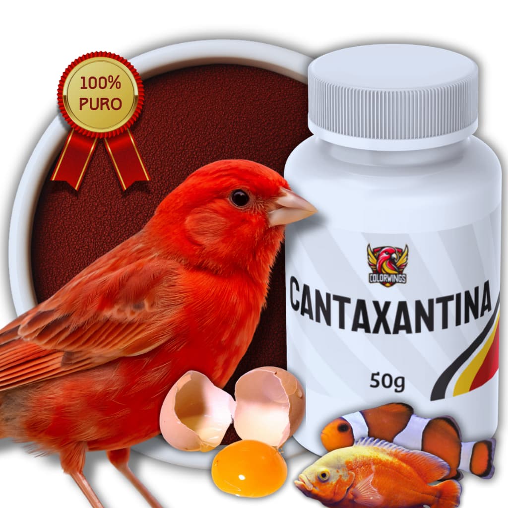 Cantaxantina Vermelha para Canários 50g