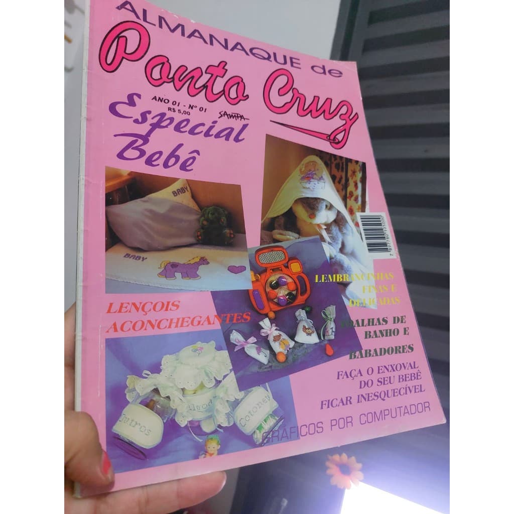 Revista ponto cruz Bebê