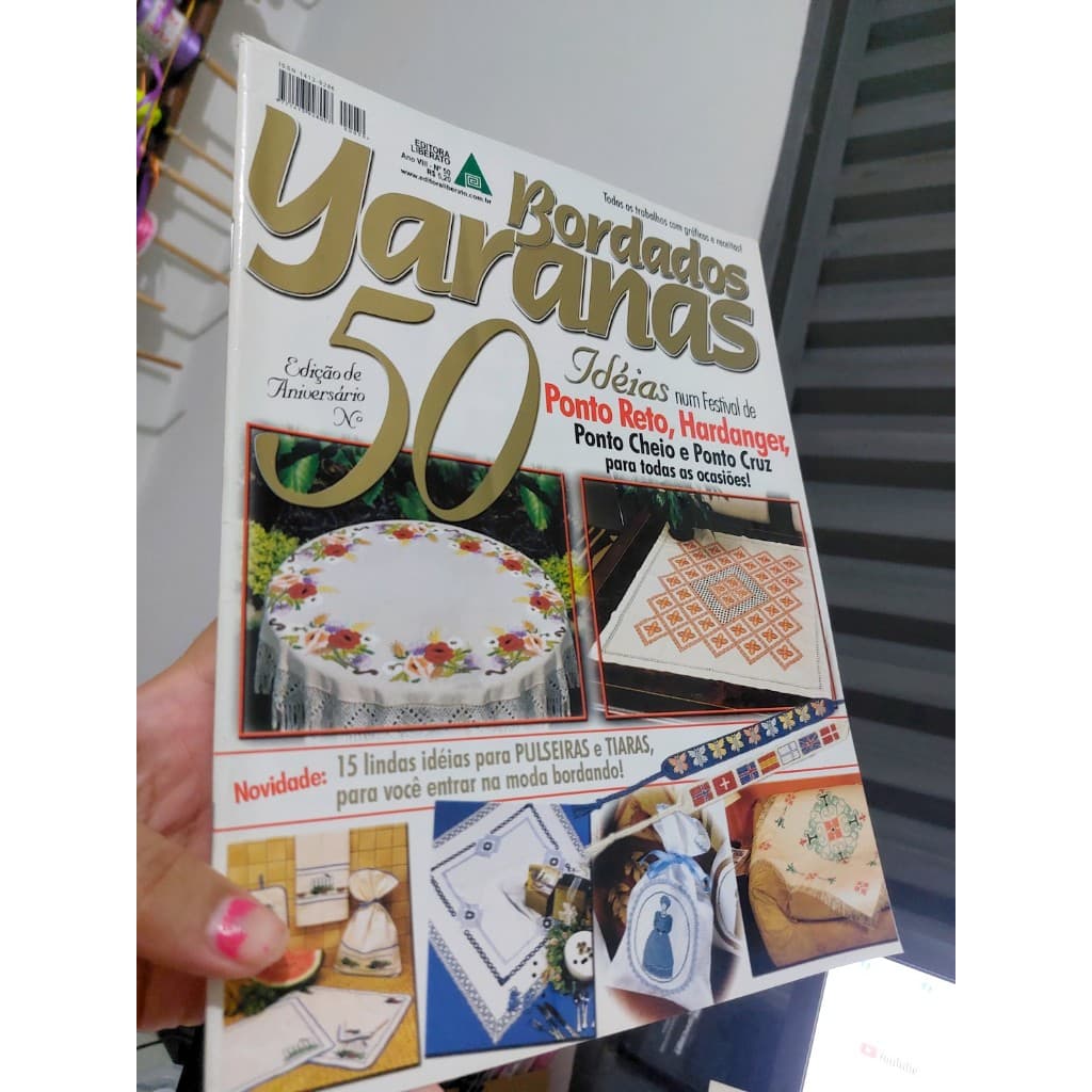 Revista Bordados Yaranas Idéias N 50, Ed Liberato