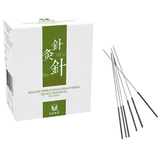 Kit 100 Agulhas Acupuntura Sistêmica - Tony