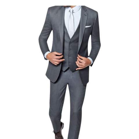 Terno Social Microfibra Completo Colete Calça Paleto Alta Qualidade Luxo