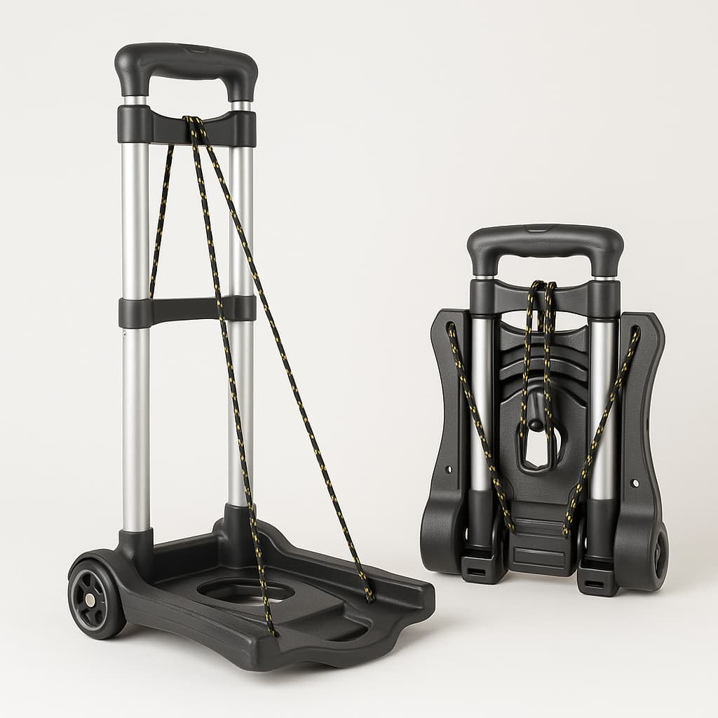 Carrinho De Mão Multiuso Dobrável Compacto Suporta Até 40kg