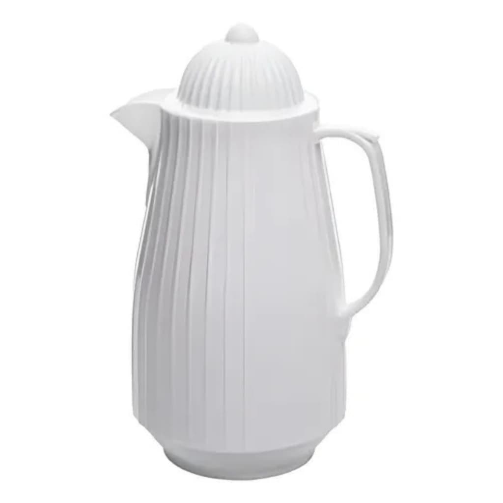 Garrafa Térmica Branca 400ml Design Clássico Vintage Café