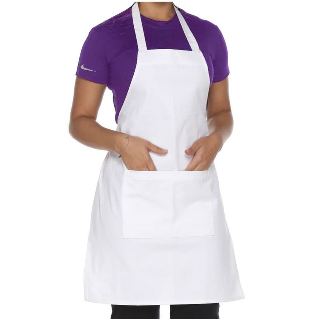 Avental Oxford com Bolso Copa Garçom  Garçonete Padaria