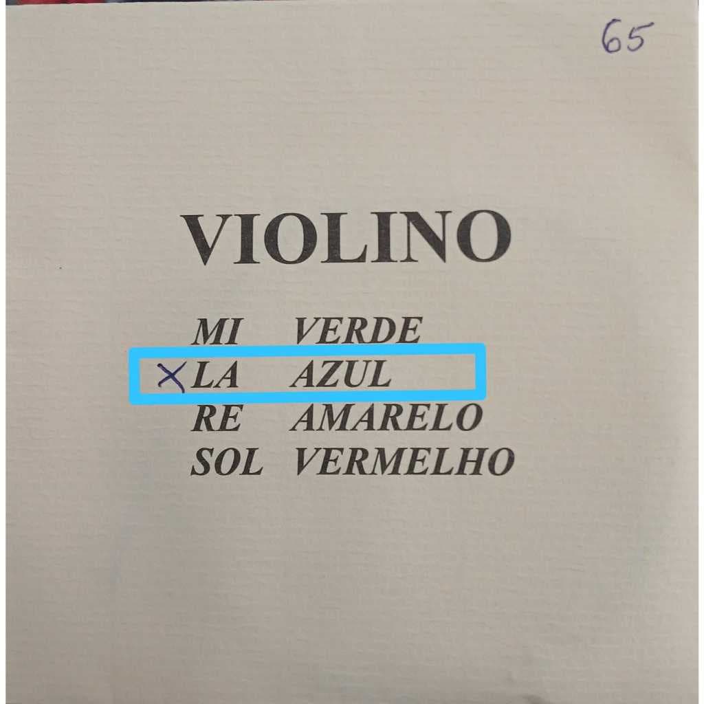 CORDA PARA VIOLINO M. CALIXTO 2º LÁ (3 UNIDADES).