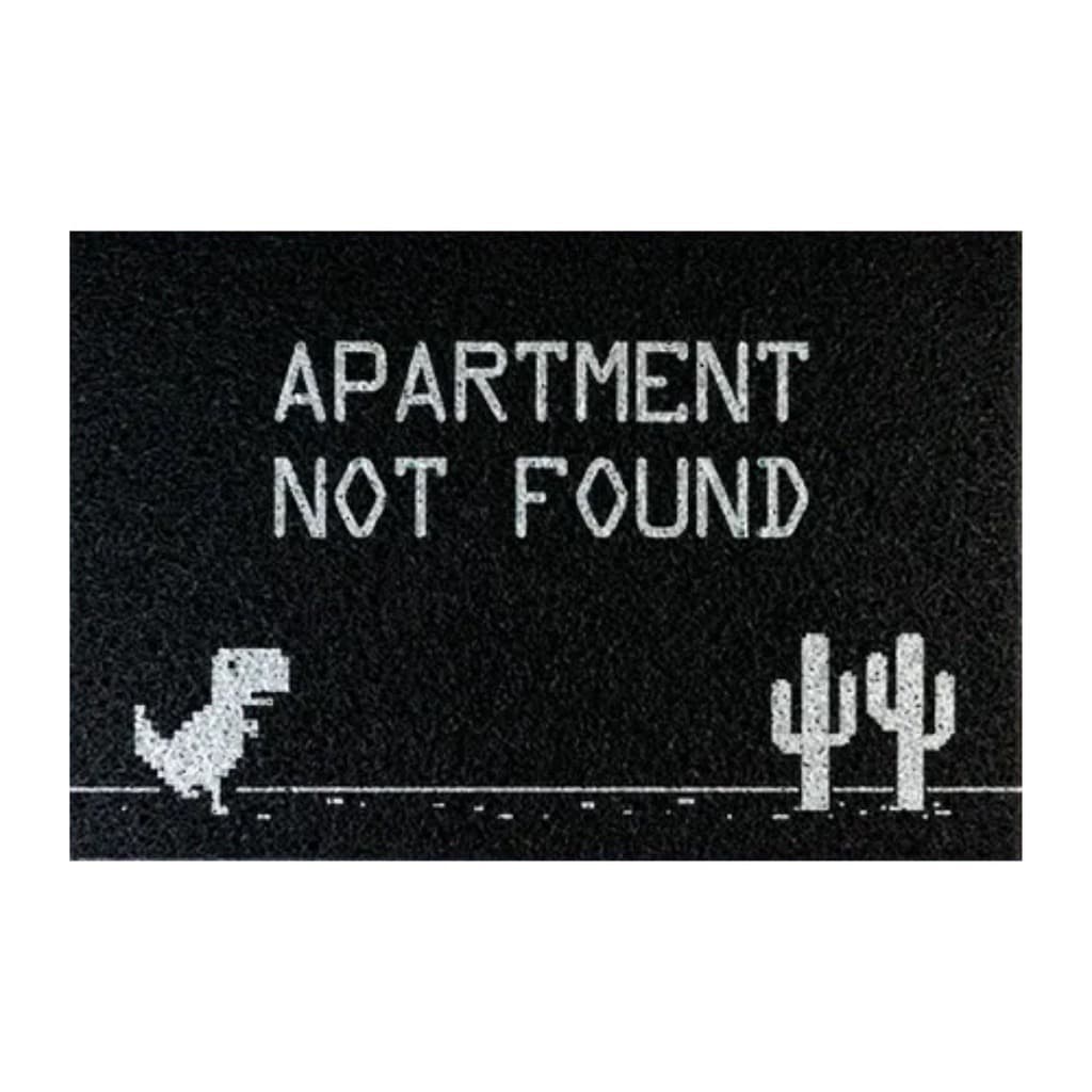 Tapete capacho para porta de entrada - Jogo dinossauro 60x40