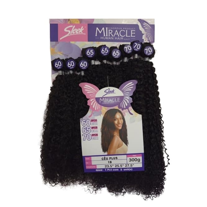 Cabelo Cacheado Bio Fibra Miracle Céu Plus Na Tela 65cm